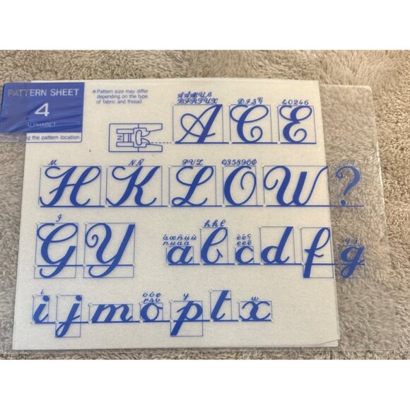 Singer Embroidery Sewing Guides Templates Lot Of 4 - Picture 5 of 5